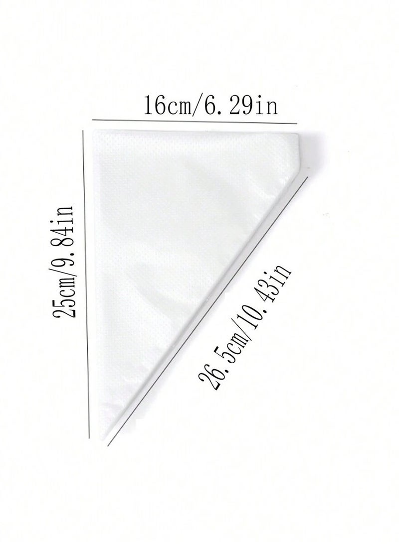 أكياس تزيين الكيك وأكياس كريمة قابلة للاستخدام مرة واحدة، أكياس بايبينغ قوية مقاومة للانفجار لتزيين الكوكيز والكيك والحلويات – 100 قطعة - Image 2