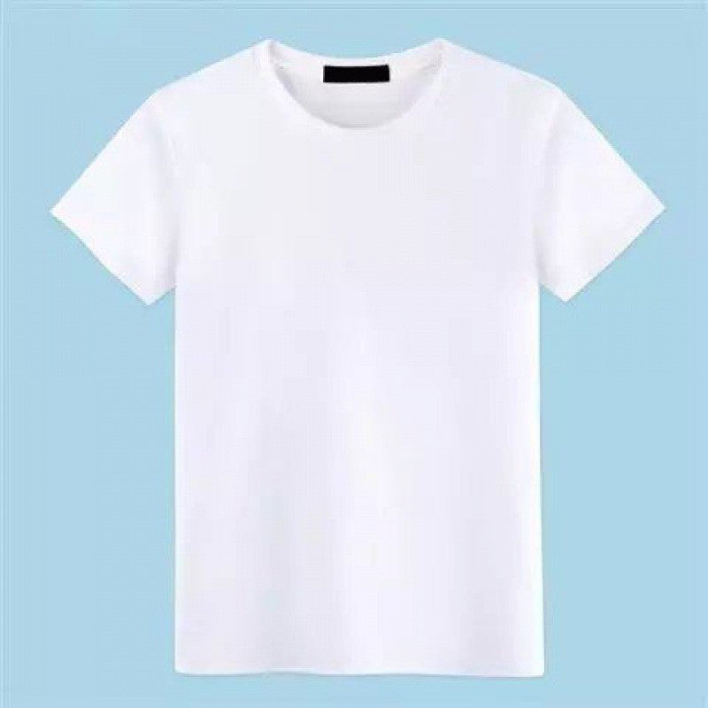 2023 Mens Casual Sports suit Loose Ice Silk plus size Short-sleeved New Matching Cropped Pants Casual Pants Clothes Solid white T 