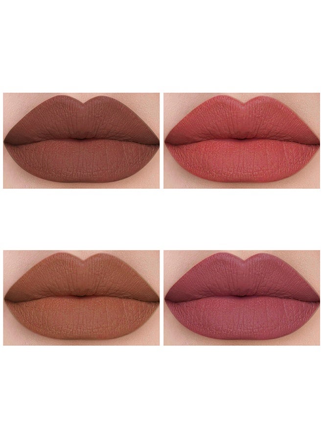 SHCOETY 12 Pcs Matte Lip Liner Pencil Set,  Ultra Long Lasting Nude Matte Lip Liner, Waterproof Long Lasting Matte Lip Pencil, for Women Lipstick Pencil Lifter Gifts, Professional Lip Makeup Pencil - Image 4