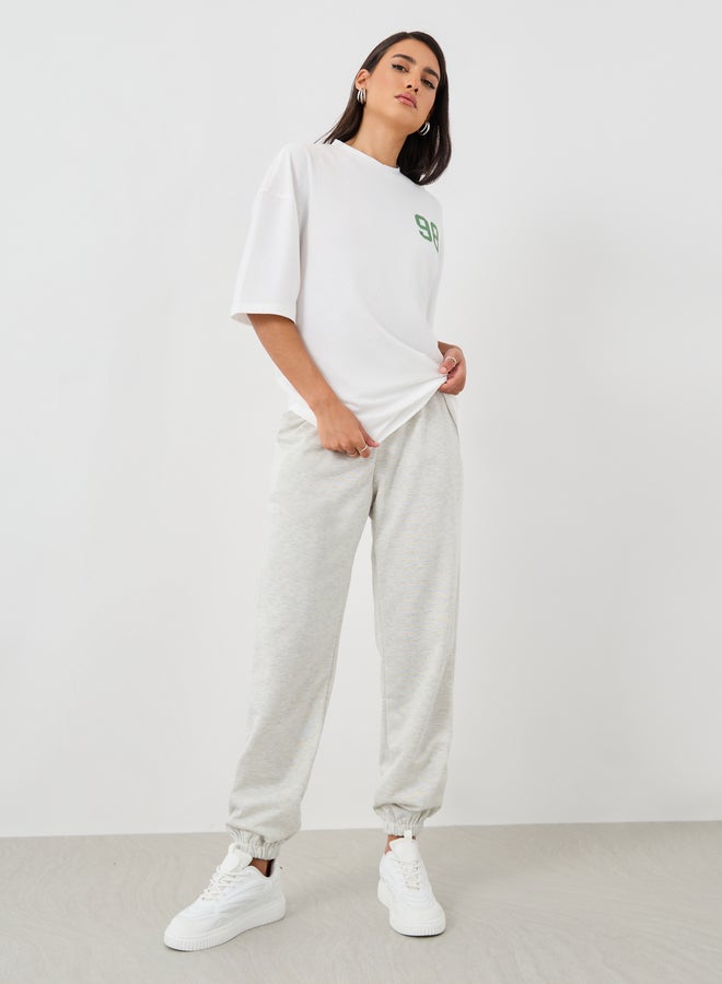 Styli Elasticated Waist Cuffed Joggers  - Image 1