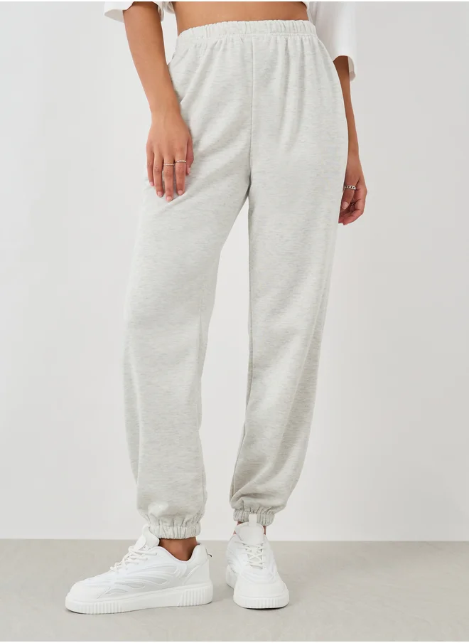 Styli Elasticated Waist Cuffed Joggers