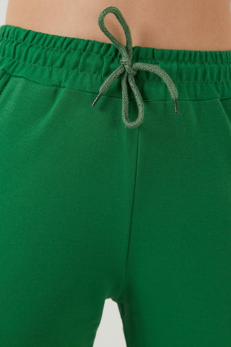 Lela Cotton Basic Jogger Sweatpants with Elastic Waist and Leg Legs Women's Sweatpants 5864171  - Image 5
