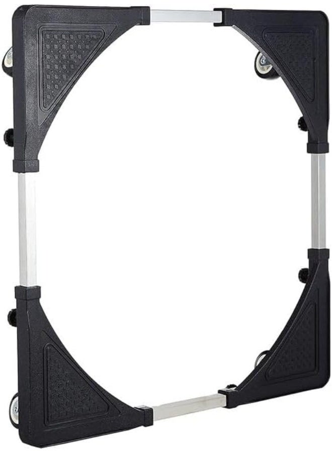 حامل قاعدة قابل للتعديل شديد التحمل مع عجلات من ميرف – قاعدة متحركة للغسالة والمجفف والثلاجة - Image 2