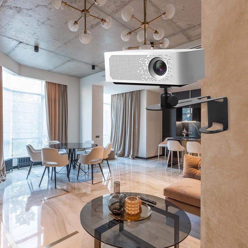 حامل معلق للمشروعور القابل للتعديل من توفيكو، يدور 360 درجة، مخصص لأجهزة السينما المنزلية والأرفف الصغيرة، مكون واحد فقط - Image 5