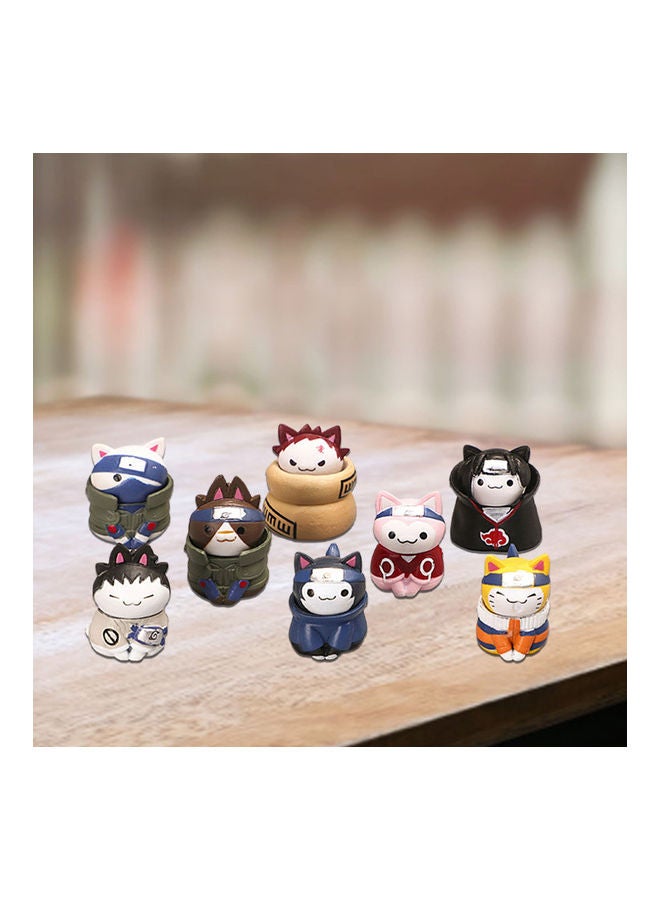 8-Piece Naruto Cartoon Anime Figure - Image 4