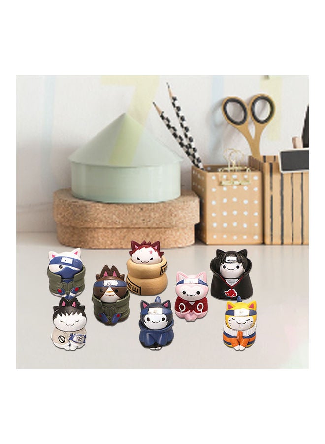 8-Piece Naruto Cartoon Anime Figure - Image 2