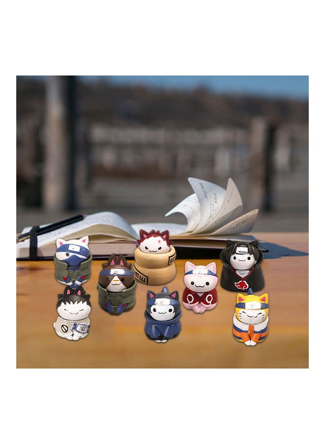 8-Piece Naruto Cartoon Anime Figure - Image 3