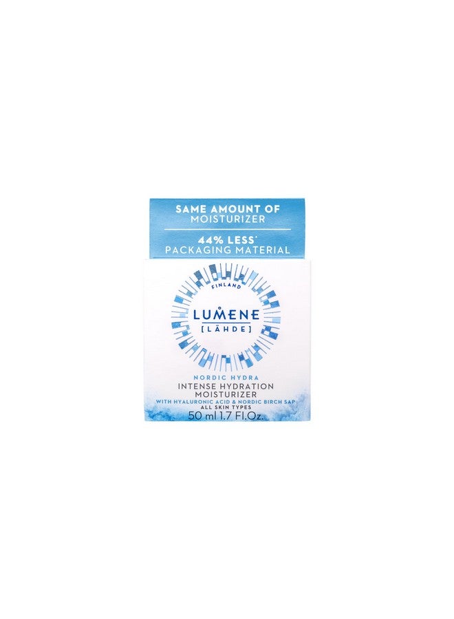 Lumene Nordic Hydra [Lahde] Intense Hydration Moisturizer - Lightweight Plumping Face Cream for Dry Skin - Enriched with Arctic Spring Water + Hyaluronic Acid for Instant Moisture (1.7 oz) - Image 2