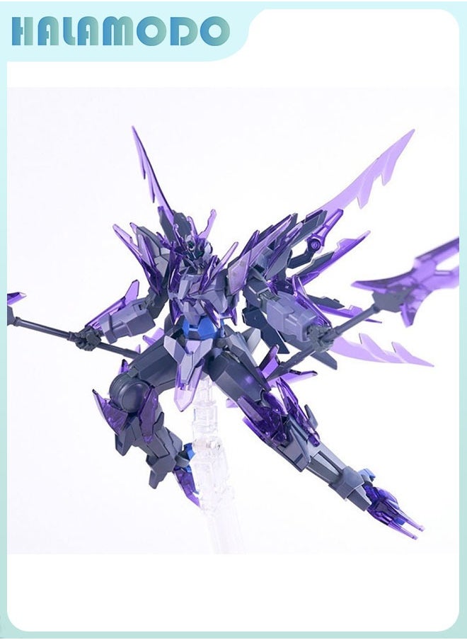 Gundam Jimoshe HG Glacier Transient Action Figure Assembly Model with Stand, a Super Cool Desktop Decoration, an Assembly Model Toy Loved by Both Boys and Girls