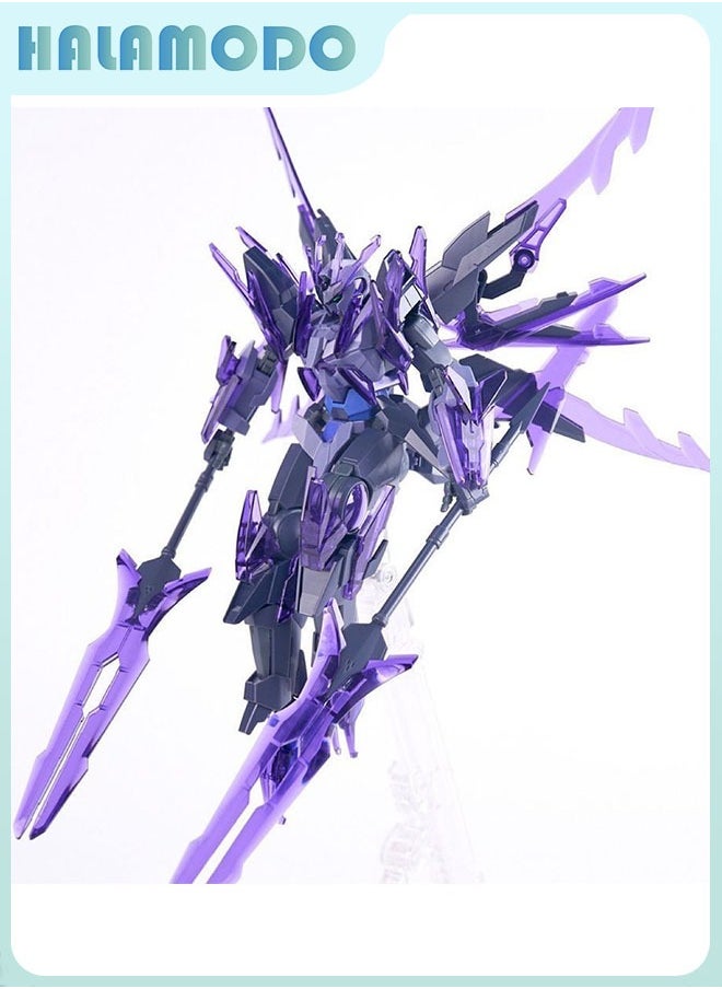 Gundam Jimoshe HG Glacier Transient Action Figure Assembly Model with Stand, a Super Cool Desktop Decoration, an Assembly Model Toy Loved by Both Boys and Girls