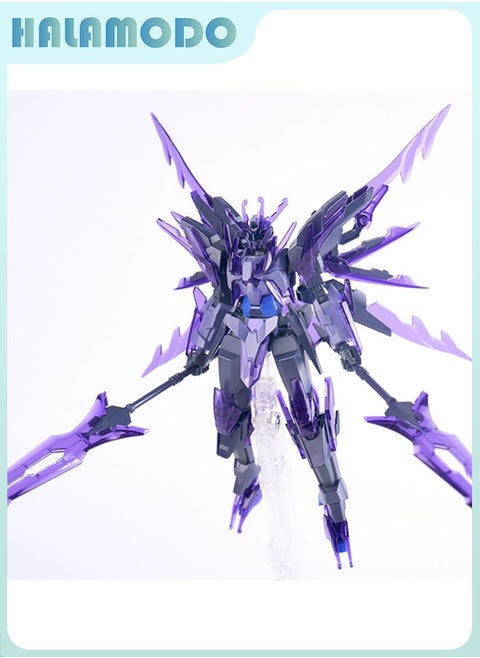 Gundam Jimoshe HG Glacier Transient Action Figure Assembly Model with Stand, a Super Cool Desktop Decoration, an Assembly Model Toy Loved by Both Boys and Girls