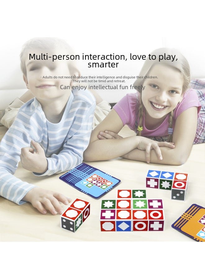 لعبة ألغاز التدريب على التفكير المنطقي المتطابقة بين الوالدين والطفل، لعبة سطح المكتب التفاعلية للأطفال، ألعاب تعليمية للتعليم المبكر - اللون: ماتش ماستر - Image 5