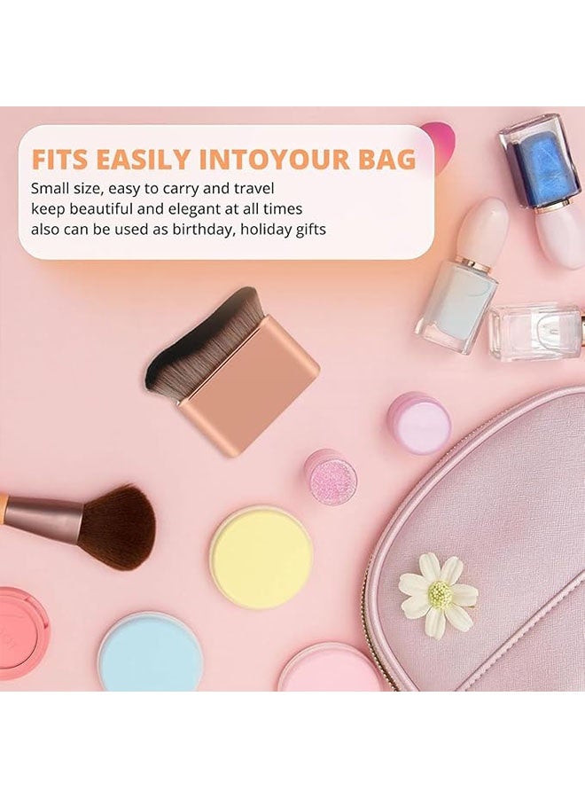 2 Pcs Body Makeup Brush, Tanning Brush for Body and Leg, Face Brushes, Eye Brushes, Foundation Brush for Body Kabuki Makeup, Highlighter, Foundation, Bronzer, Shimmer, Glow, Concealers, Cream, Powder - Image 5