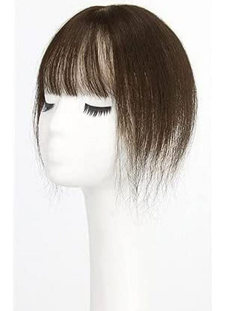 إستيل إبرة بديلة لقطعة الشعر المزيفة غير المرئية على الرأس شعر حقيقي ثلاثي الأبعاد بدوي هوائي شعر مستعار قطعة 4 نمط 01 - Image 1