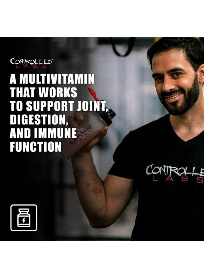 controlled labs Orange Triad Daily Multivitamin, Iron Free Sports Supplement for Workout, Digestion, Immune, and Joints, 45 serv Muscle Building and Recovery Tablets - Image 5