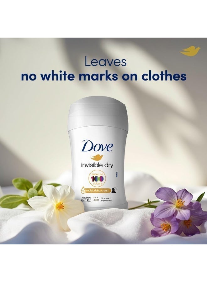 دوف مزيل العرق "دوف إنفيزيبل دراي" (Dove Invisible Dry) - إصبع (ستيك) - 40 مل - Image 3