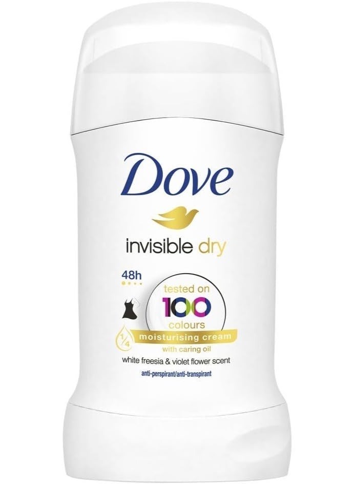 دوف مزيل العرق "دوف إنفيزيبل دراي" (Dove Invisible Dry) - إصبع (ستيك) - 40 مل - Image 1