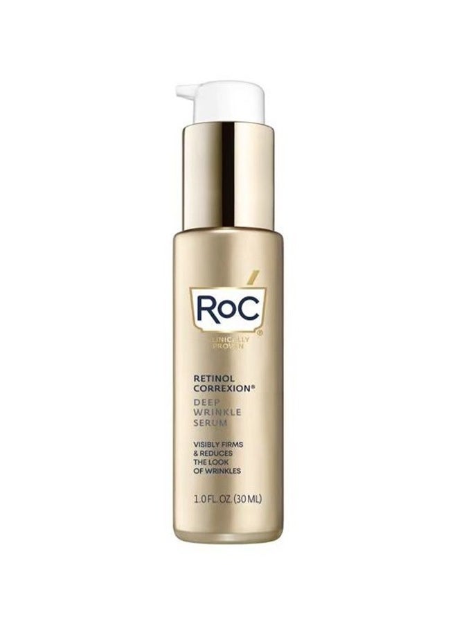 RoC - Retinol Correxion Deep Wrinkle Serum - Daily Anti-Wrinkle and Ageing Treatment - Firming Moisturiser - Pure RoC Retinol - with Ascorbic Acid - 30 ml - Image 1