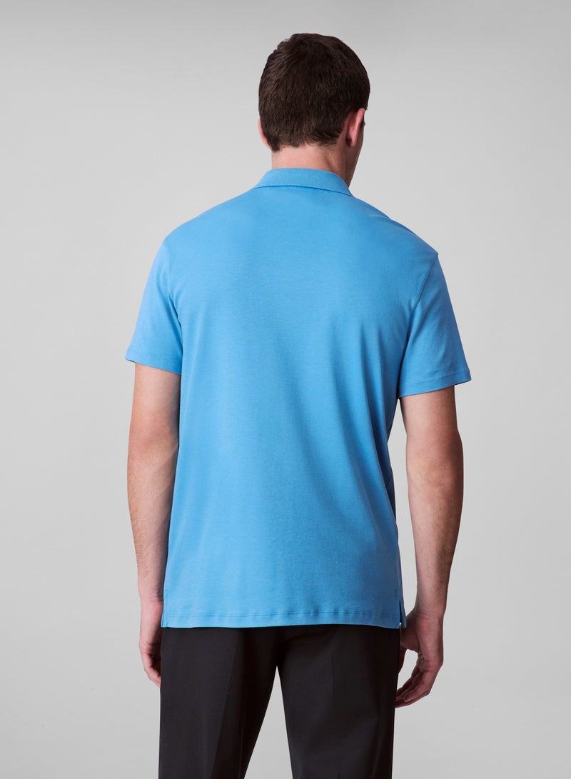 CALVIN KLEIN Cotton Short Sleeve Polo  - Image 2