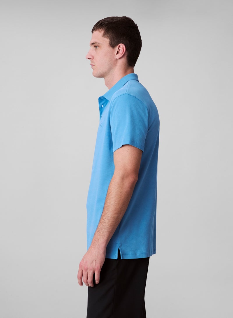 CALVIN KLEIN Cotton Short Sleeve Polo  - Image 3