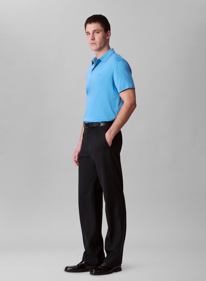 CALVIN KLEIN Cotton Short Sleeve Polo  - Image 5