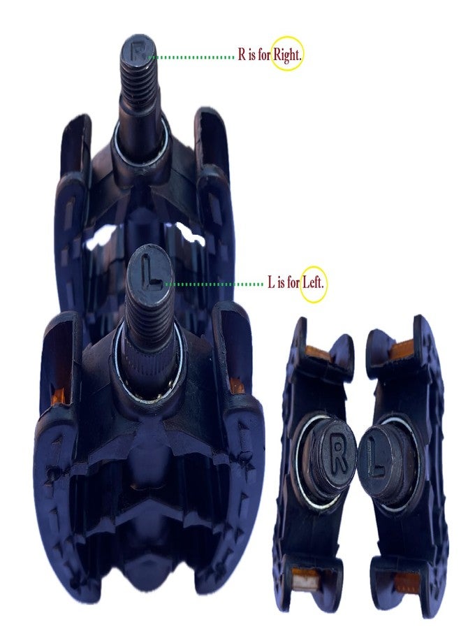 Wavva® ABS Plastic (PVC) Cycle Bicycle Pedal Set MTB Mountain Senior Ranger Bikes Free Size ( Quality Product Only ) - Image 3