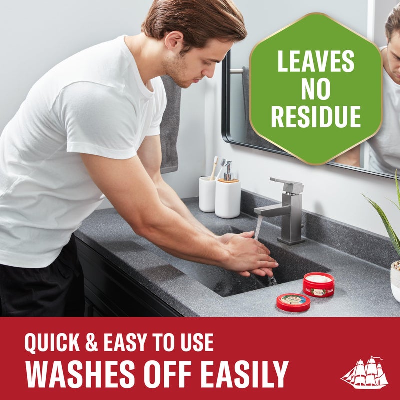 Old Spice Fiji Pomade for Men, Loose Hold, Low Shine, Men's Hair Styling, 2.22 Oz Each, Twin Pack - Image 4