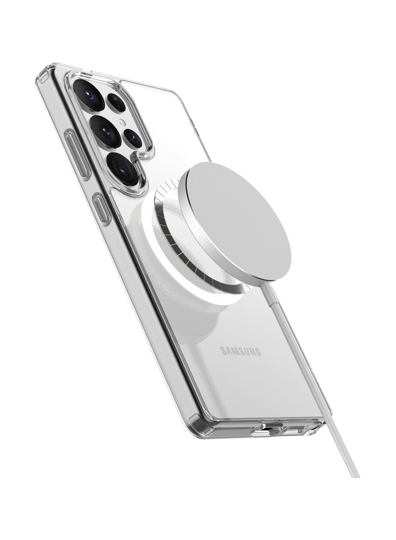 INFINYTY Samsung S25 Ultra Clear Case - Zepho Transparent, Wireless Charging Compatible, Mil. Grade 12ft Drop-Protection, Crystal Clear Transparency & Effective Anti-Yellowing Technology, Dual-Layer Design, Impact Resistance for Everyday Use - Image 3