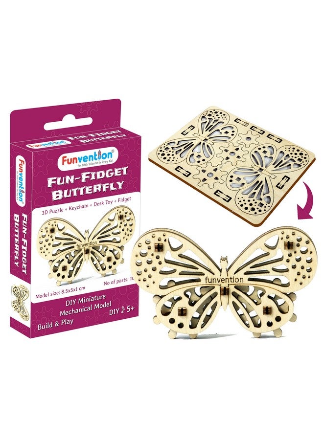فنفينشين مجموعة هدايا عيد الميلاد من Funvention، مكونة من 12 لعبة، ألعاب فيدجيت ممتعة، ألعاب الغابة (3 × 4 نماذج ميكانيكية مصغرة DIY لأسد، فراشة، وحيد القرن، وديناصور)، مجموعة هدايا حفلات للأطفال، فنون وحرف يدوية، تعلم العلوم والتكنولوجيا والهندسة والرياضيات - Image 5