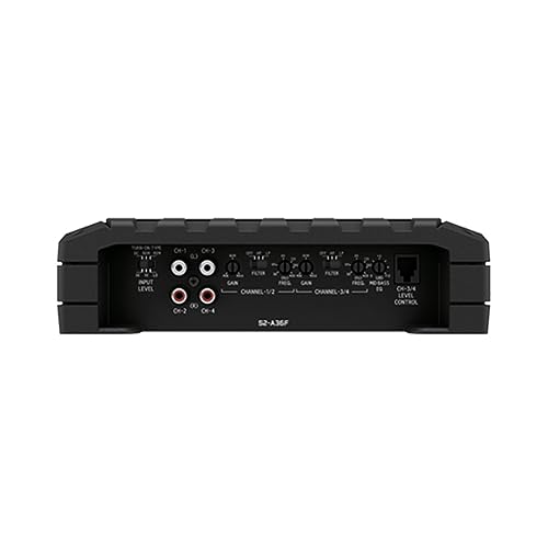 Alpine S2-A36F S-Series Class-D 4-Channel Amplifier, Hi-Res Certified, 60W x 4 @ 4 Ω, 90W x 4 @ 2 Ω - Image 3