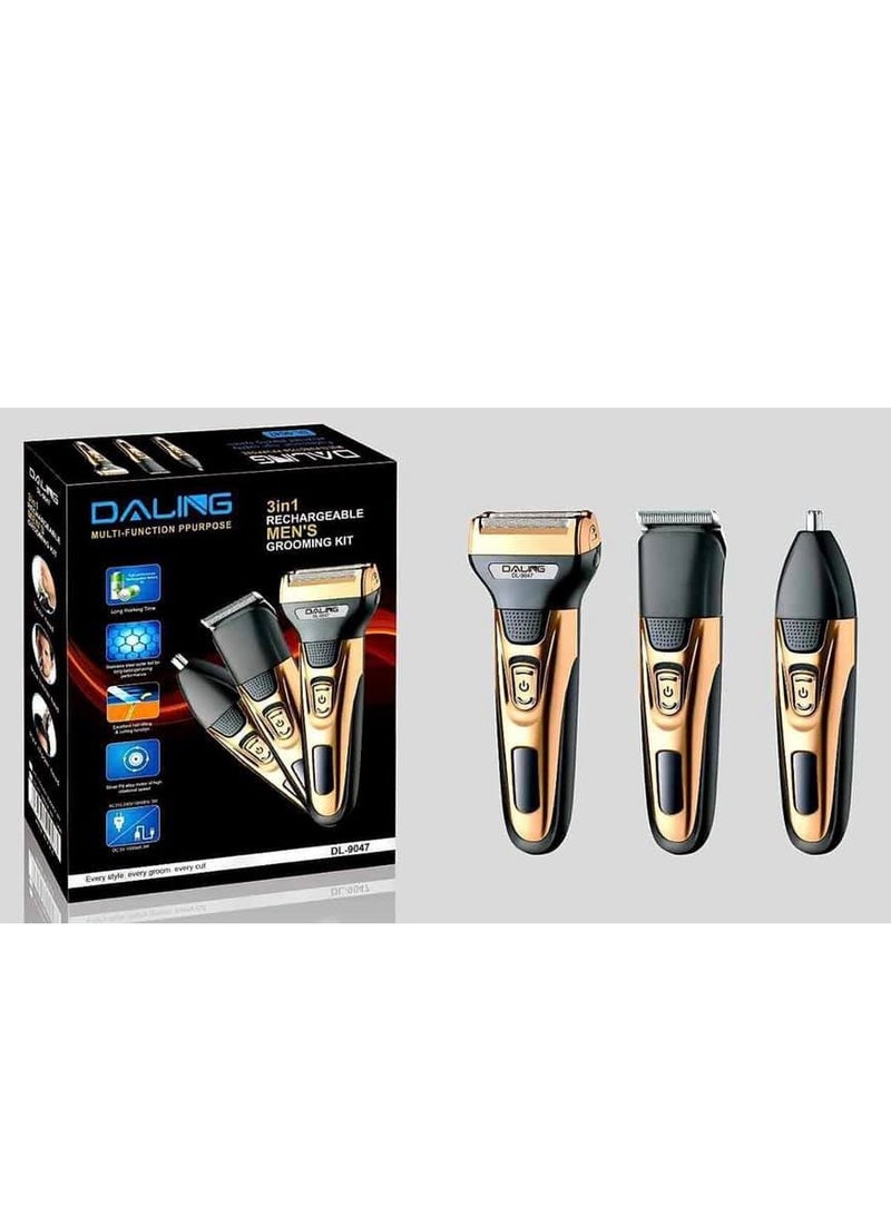 دالينغ ماكينة قص وتشذيب 3 في 1 قابلة لإعادة الشحن - Image 2