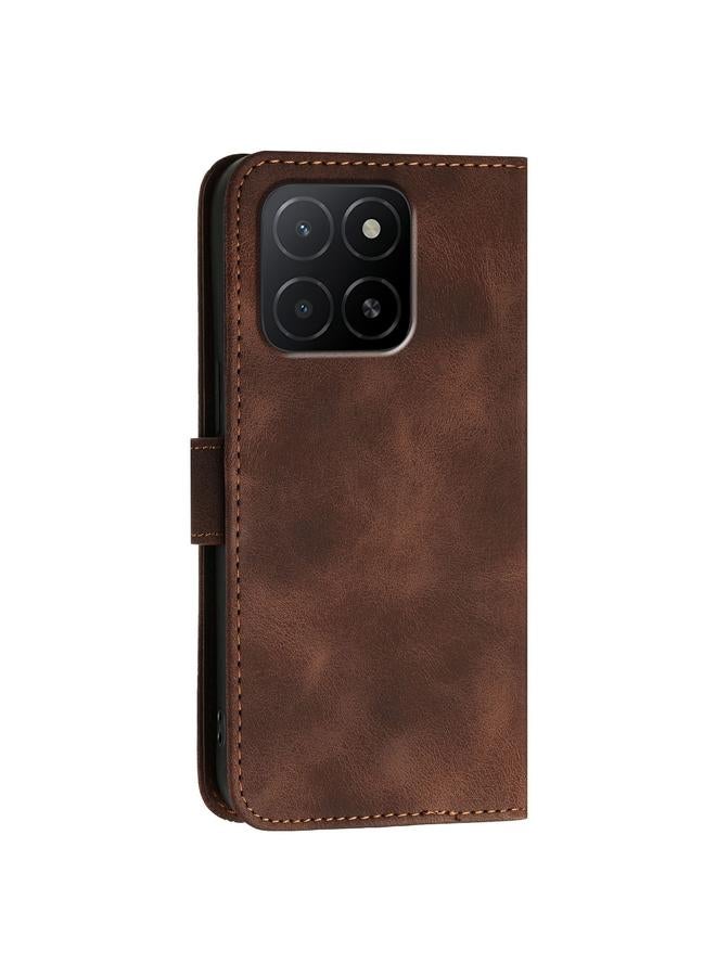 اس-توب جراب هاتف Honor X5b / X5b Plus من الجلد بنقشة الفراشة العالمية مع حبل تعليق - Image 3