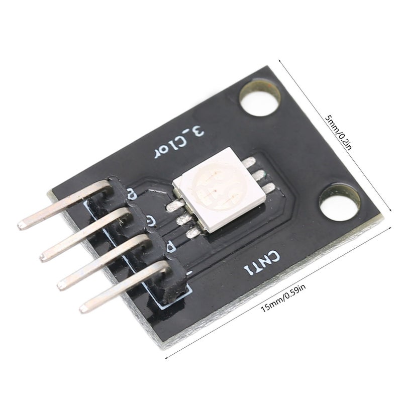 RGB SMD LED Board Module 3 Colour Light PWM Modulator DIY Electronic Kit PCB 5V KY‑009 - Image 5