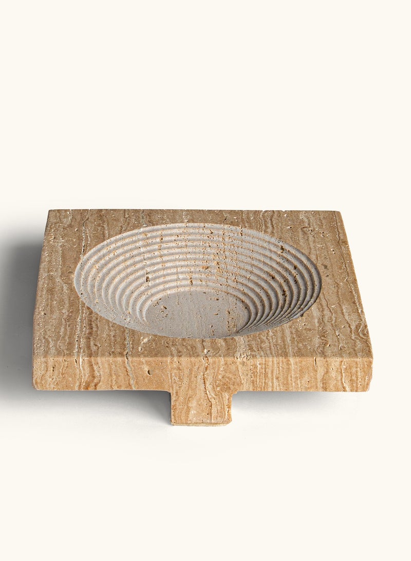 touche déco Roman Travertine Bowl (Squared) - Image 2