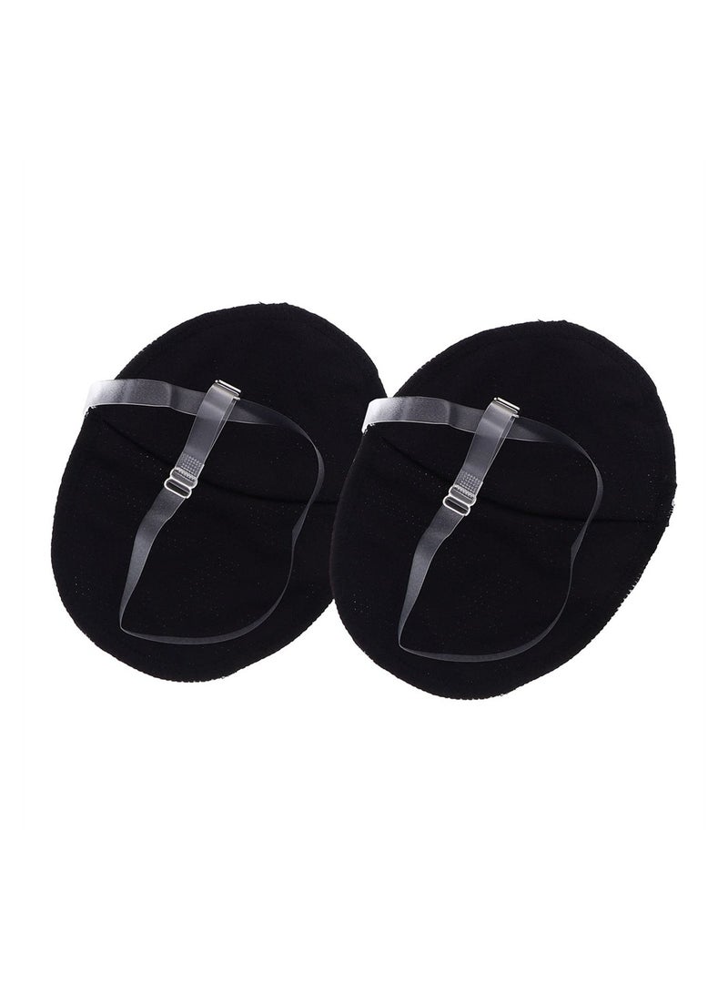 Excefore Underarm Sweat Guard Pads 1 Pair Breathable Armpit Sweat Pad with Shoulder Strap Reusable and Washable Sweat Protectors Shield Absorbing Armpit Guards for Men and Women - Image 1