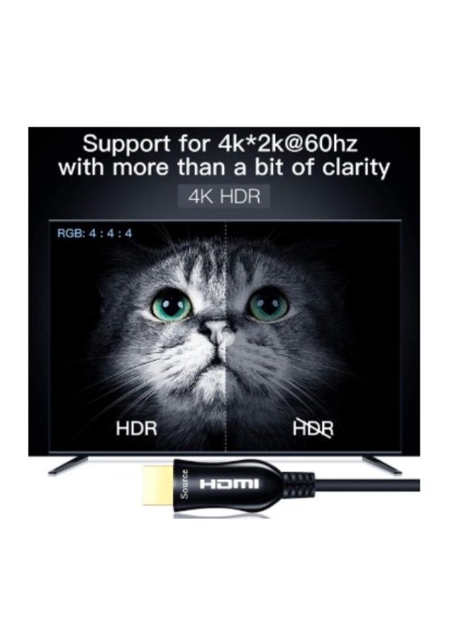 Haing كابل HDMI للألياف الضوئية النشطة HDTV بطول 40 متر - Image 3