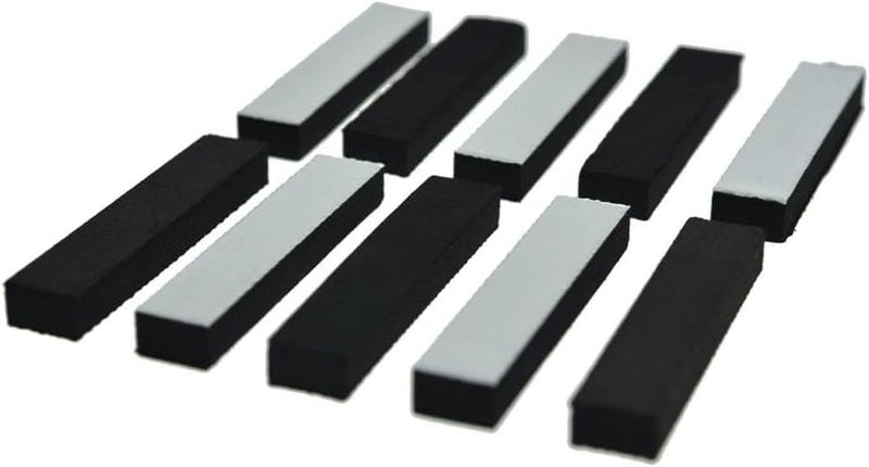 KAISH 10-Pack 60x12x7mm Guitar Bass Pickup Mounting Pad Cushions Pickup Height Foam for Strat/Tele Pickups - Image 1