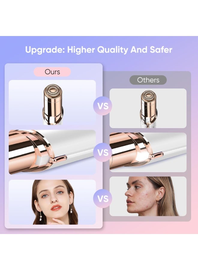 Generic Women Facial Hair Remover Lipstick Style – Painless Electric Face Hair Removal Device for Upper Lip, Chin, Eyebrows & Sensitive Skin - Multicolor - Image 5