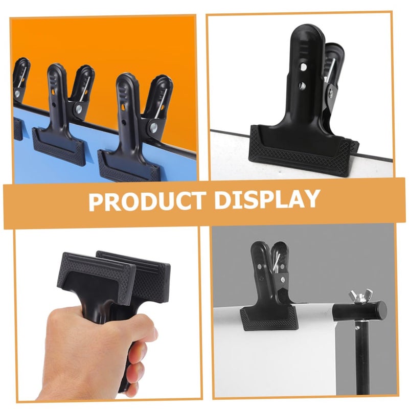 4 Pcs Heavy Duty Backdrop Clips For Stable Photography Background Cloth Support Studio DIY - Image 3