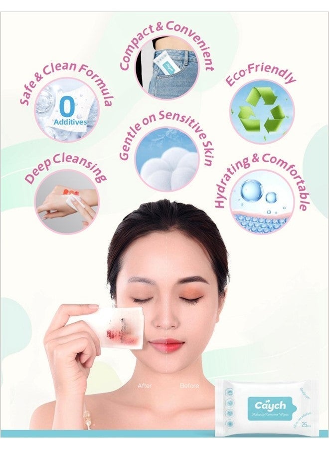 CAYCH Makeup Remover Wipes 25 x 6 - 150 Sheets, Deep Cleansing Facial Wipes, Removes Waterproof Makeup, Gentle and Hypoallergenic - Image 5