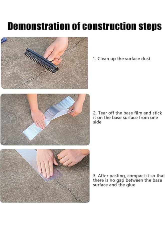 2m Waterproof Repair Tape – Heavy Duty Silver PVC Self-Adhesive Sealing Tape for Pipes, Roofs & Cracks - Image 2