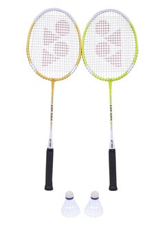 Yonex YONEX GR 505 Badminton Set | 2 Rackets + 2 Shuttlecocks | Isometric Frame | Smooth Grip | Indoor & Outdoor Play | Beginner-Friendly | Free Size | Multicolor  - Image 3