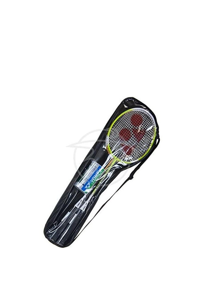 Yonex YONEX GR 505 Badminton Set | 2 Rackets + 2 Shuttlecocks | Isometric Frame | Smooth Grip | Indoor & Outdoor Play | Beginner-Friendly | Free Size | Multicolor  - Image 5