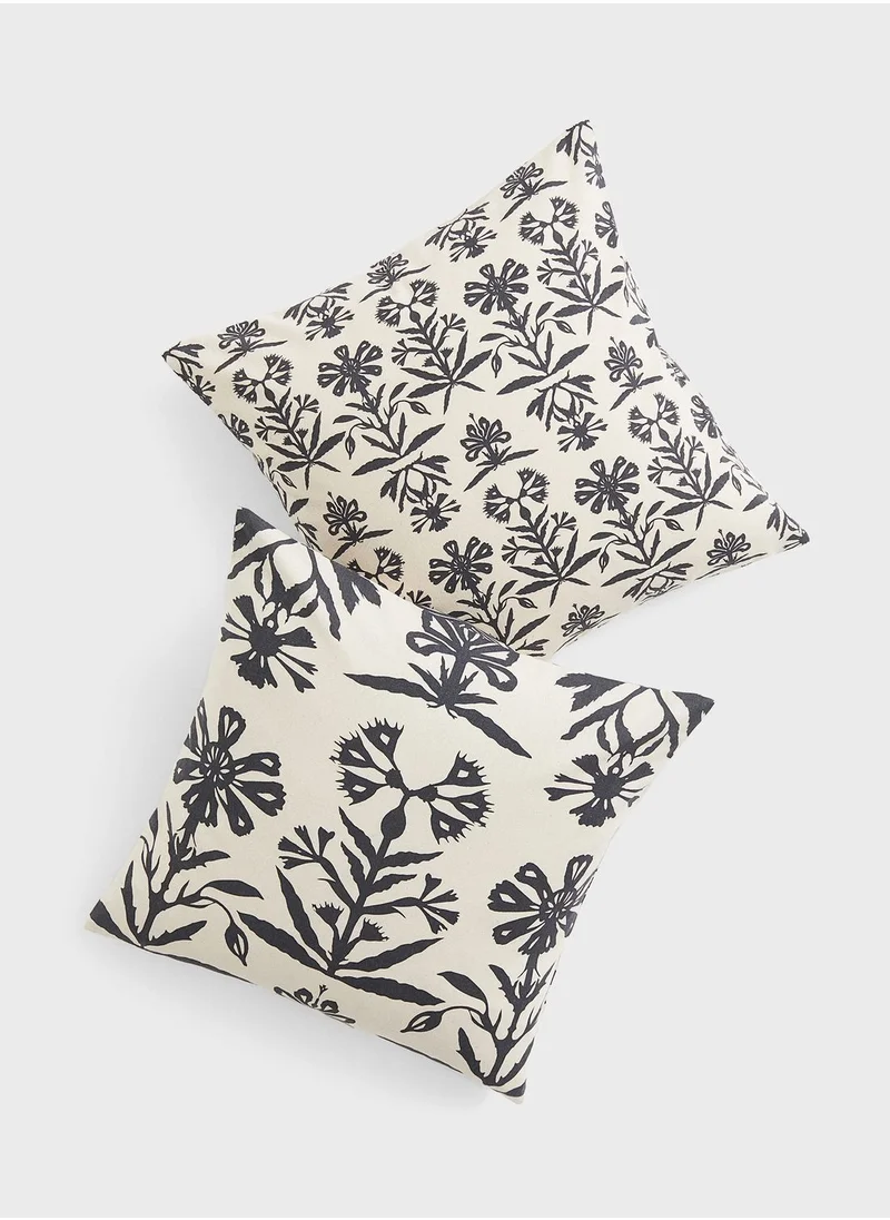 H&M 2-Pack Patterned Cushion Covers