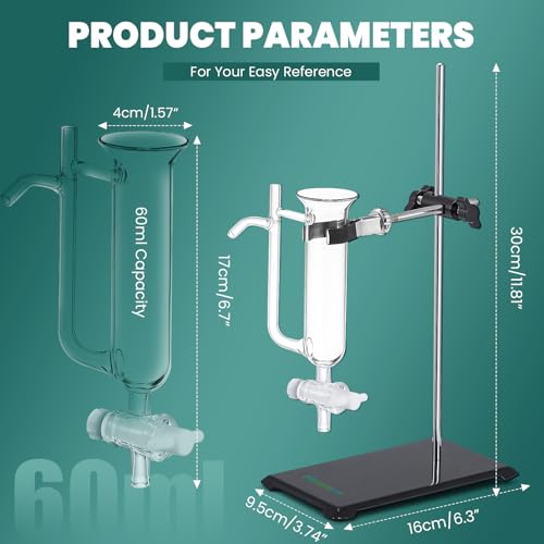 Mxmoonant Essential Oil Separator with Stand Kit 60ml for Hydrosol Maker - Image 5