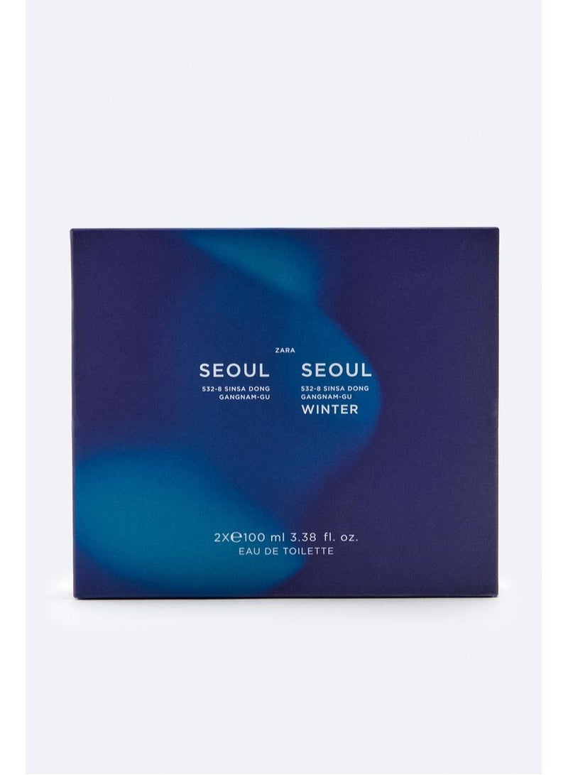 ZARA SEOUL 532-8 SINSA-DONG GANGNAM-GU WINTER EAU DE TOILETTE 2x100ML / 3.38 oz (3.38 FL.OZ).