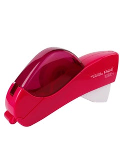 Eagle Automatic Tape Dispenser, Tape  Single Handheld Design perfect for Christmas and home gift wrapping, Free 1 Roll of 0.75 Inch (19 mm) Tapes Pink  - Image 1