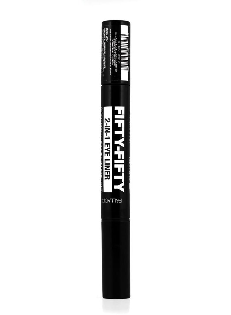 PALLADIO Fifty-Fifty Cat-Eye Liquid Liner+Smoky Kajal Liner  - Image 2