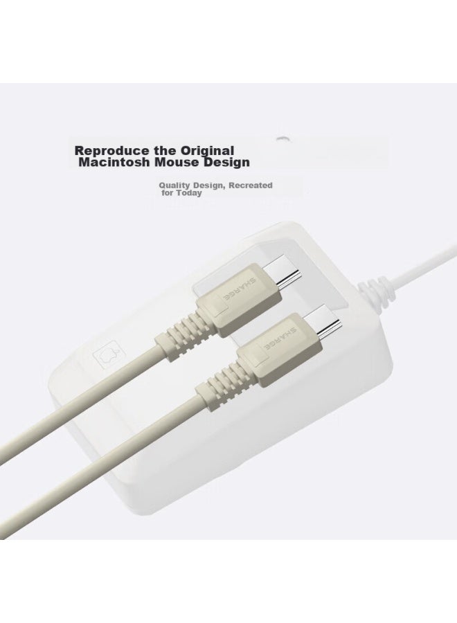 SHARGE Shanji Retro 100w Fast Charging Cable, Dual-head Type-c Data Cable, Compatible With Iphone 16, Huawei, Xiaomi 14, Samsung, Android Phones, Laptops, And Tablets - Image 3