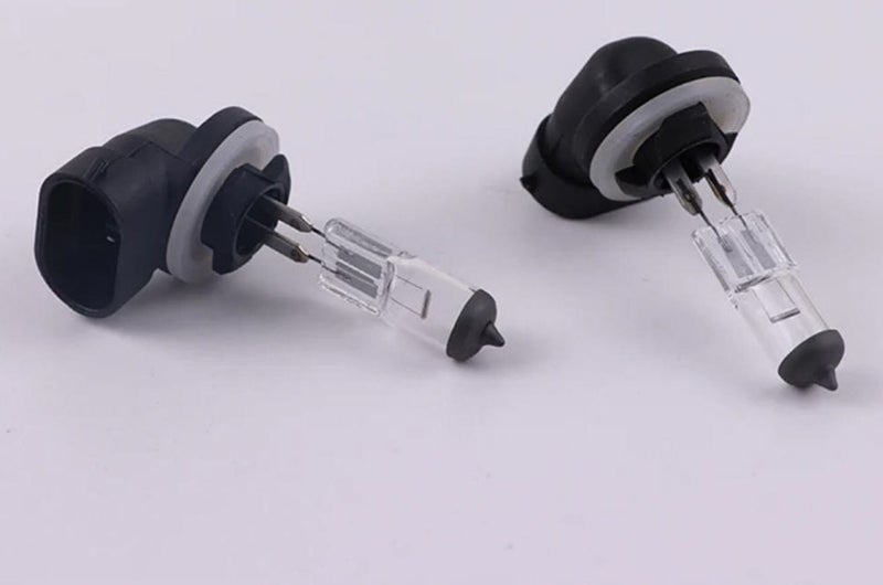 2 Pieces 12V H27 27W Curved Socket Standard Halogen Bulb